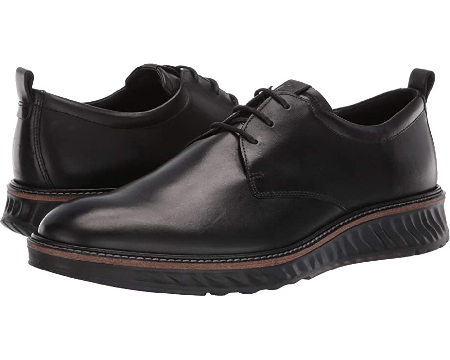

Оксфорды ST1 Hybrid Plain Toe Tie ECCO, черный