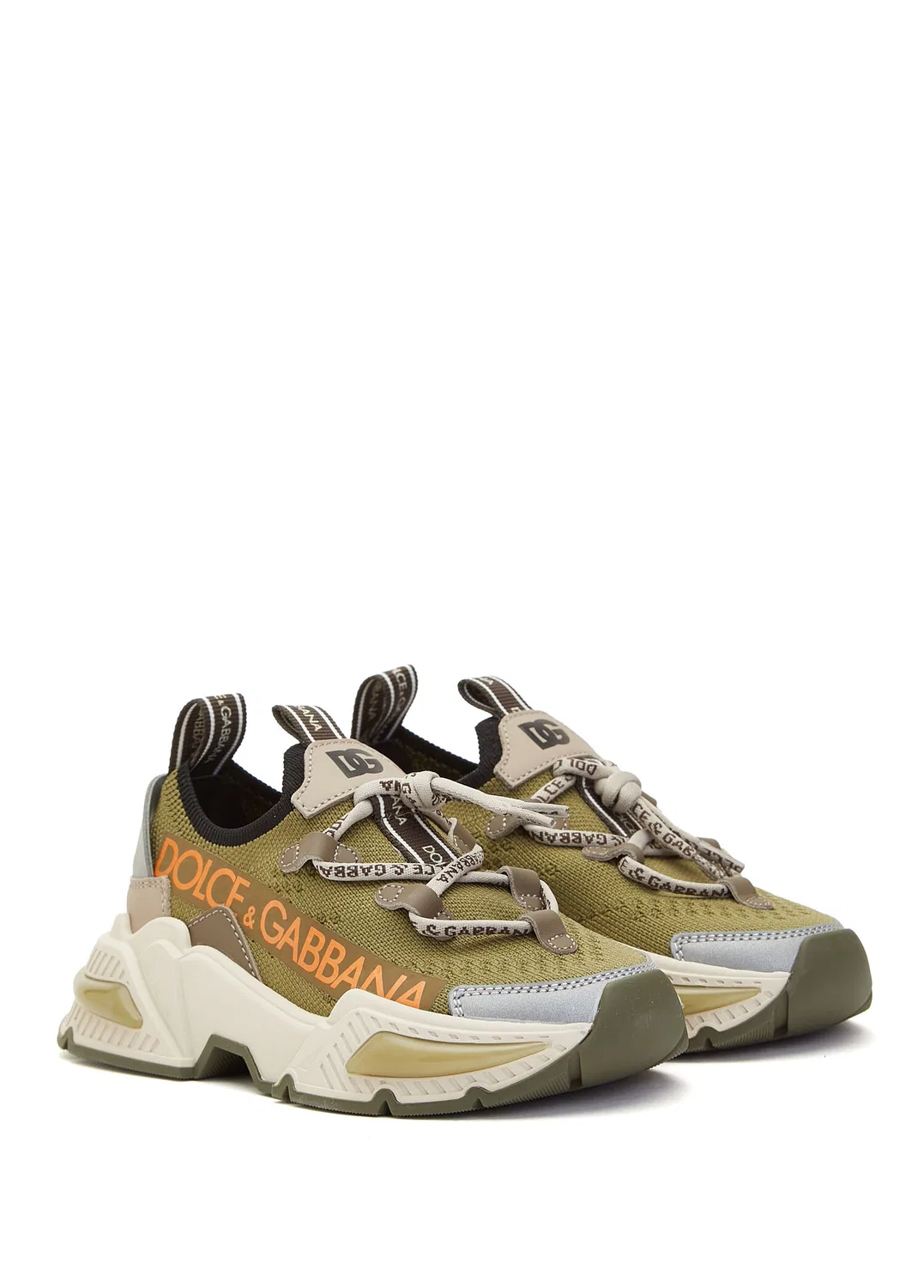 Кроссовки Dolce&Gabbana, Haki Erkek Çocuk Sneaker, Multicolor 2 — фото 2