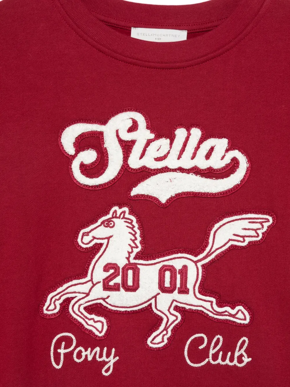Свитер Stella McCartney Kids, бордовый — фото 3