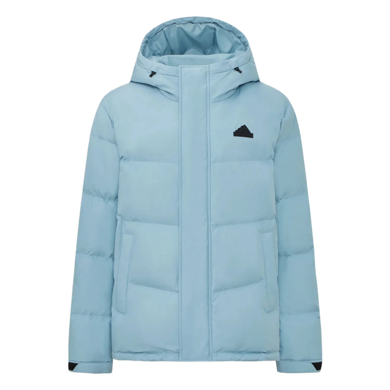 Детская куртка пуховик с капюшоном Adidas, Blue