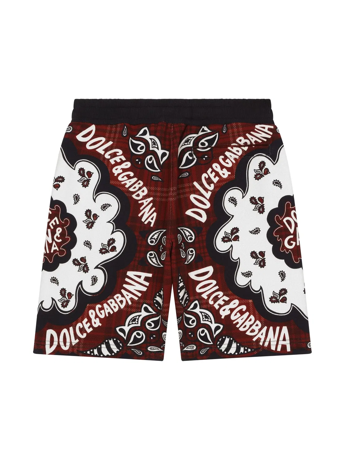 Шорты с бандана-принтом Dolce & Gabbana, красный — фото 2