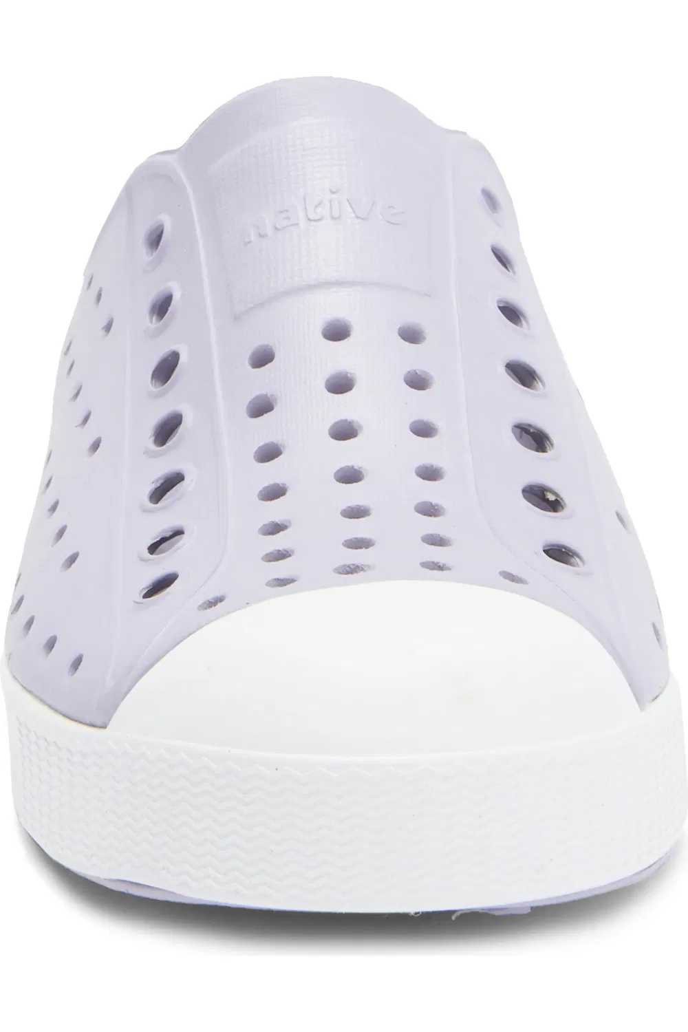 Кеды детские водонепроницаемые Jefferson Slip-On Native Shoes, Future Purple/Shell White — фото 4