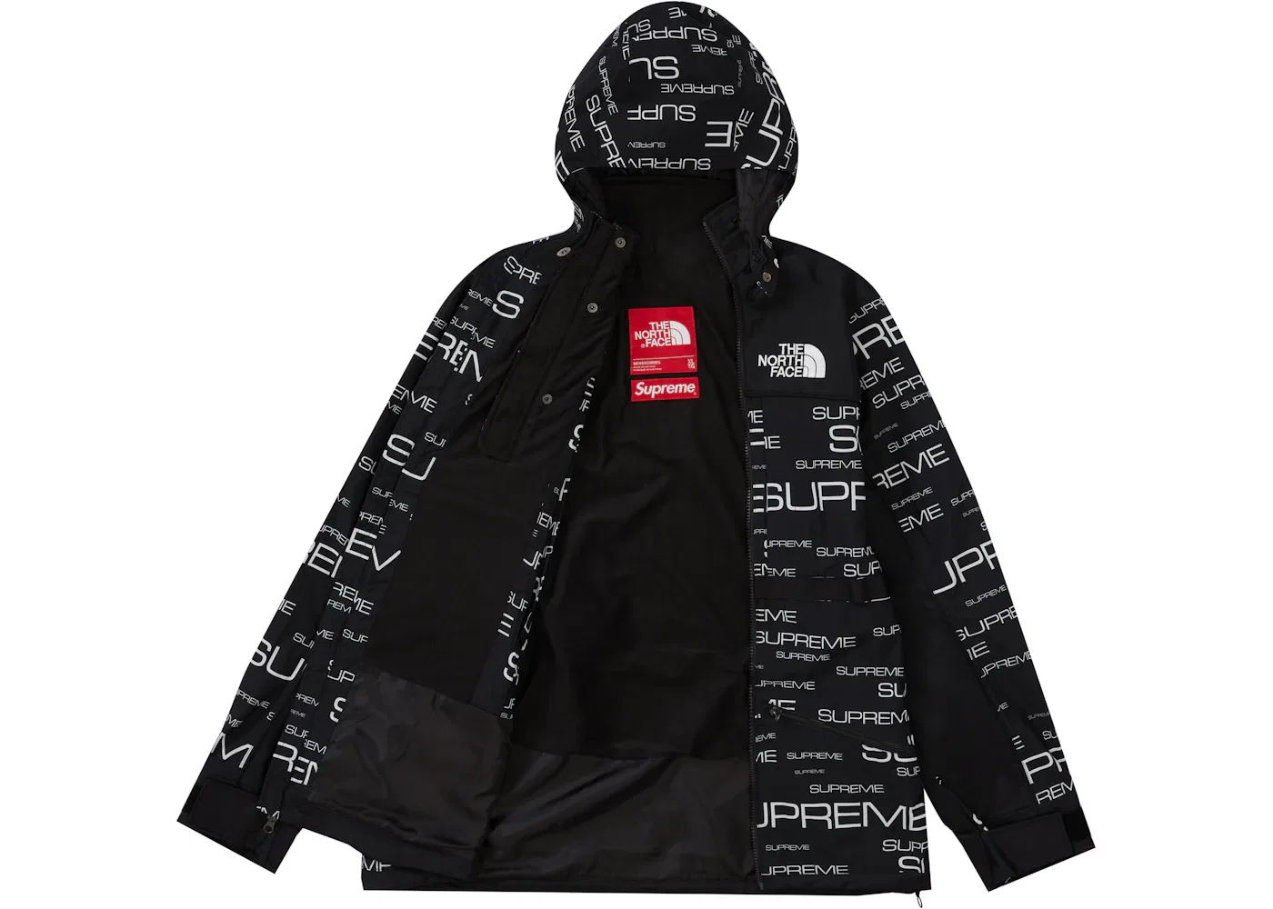 Мужская куртка с принтом Steep Tech Apogee Jacket Supreme, Black — фото 2