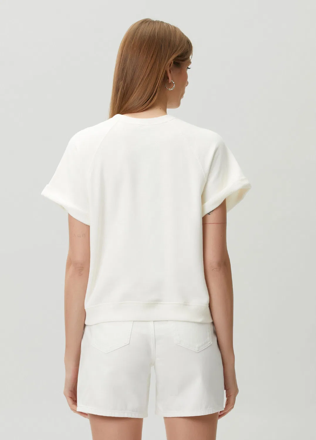 Свитшот с принтом медведя Polo Ralph Lauren, broken white — фото 4