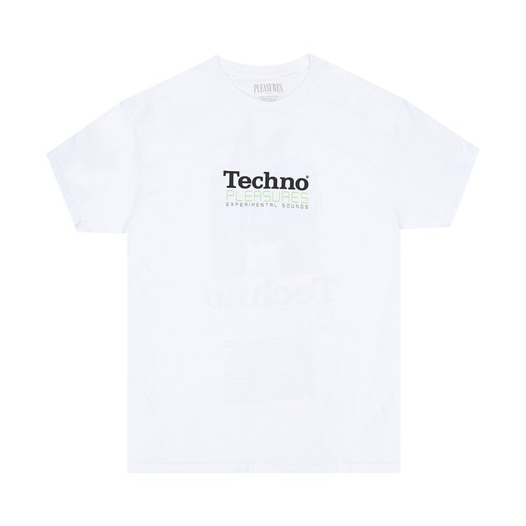 

Футболка Pleasures Techno T-Shirt 'White', белый