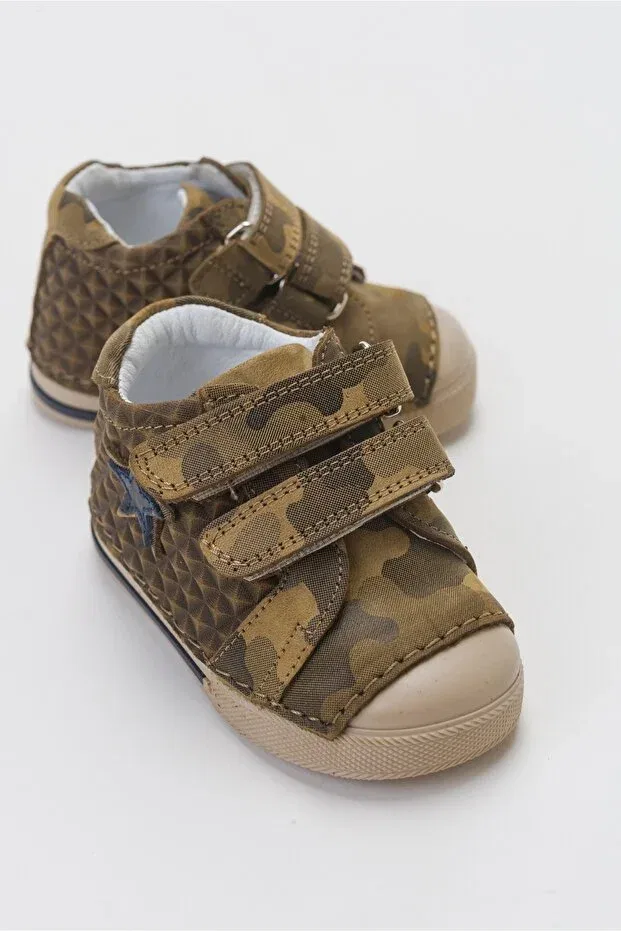 Детские сандалии для мальчиков кожаные First Step Casual Shoes Mnpc, Sand — фото 3
