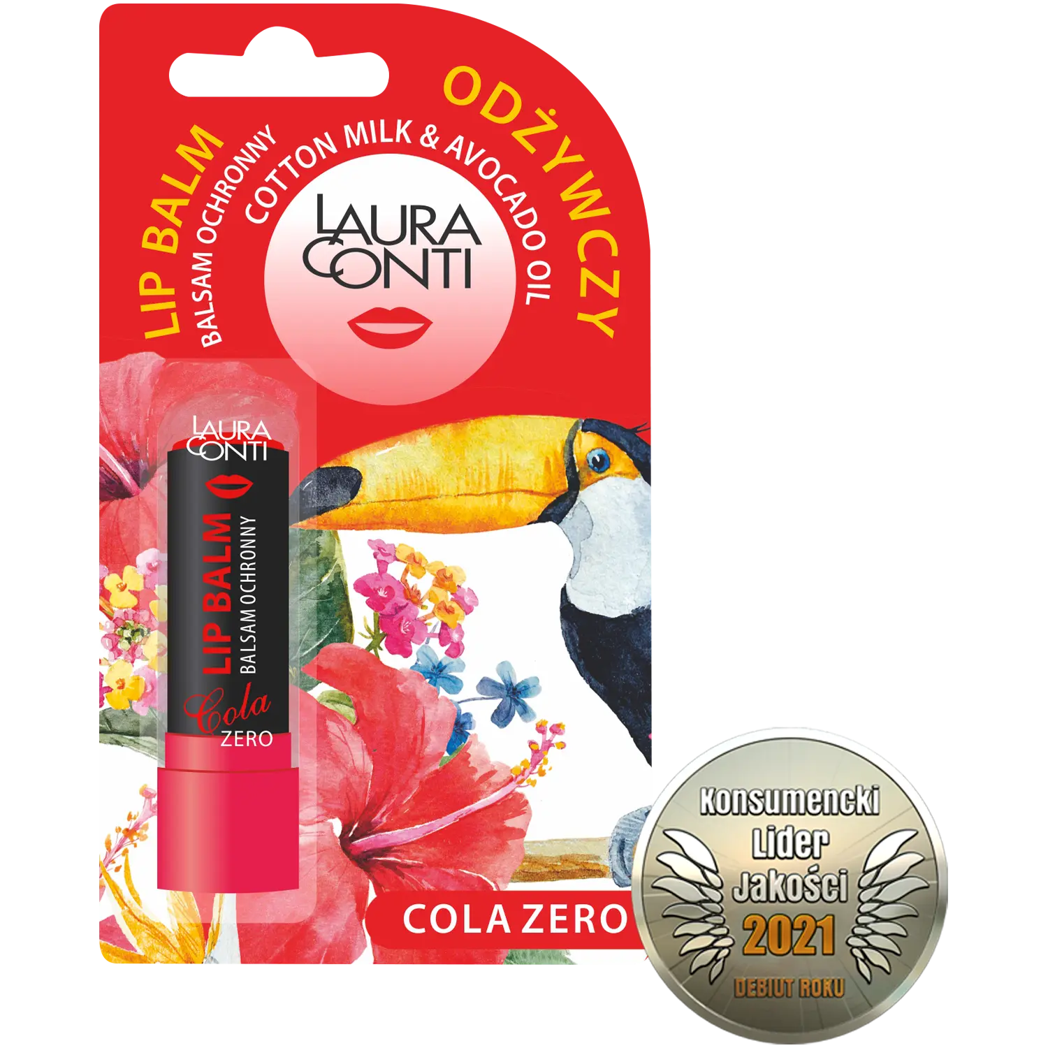 

Laura Conti Coca Zero защитная помада для губ, 4,8 г