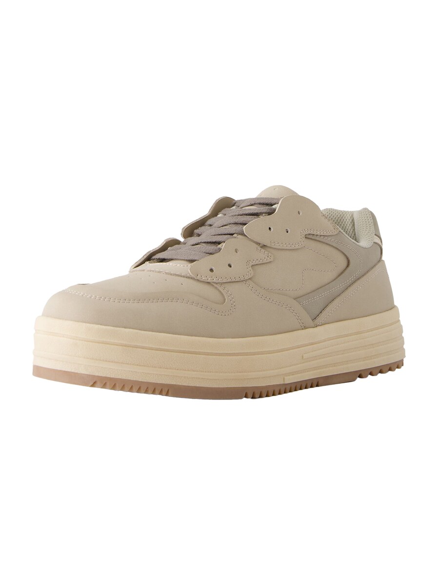 

Кроссовки Bershka, цвет Beige/Dark beige