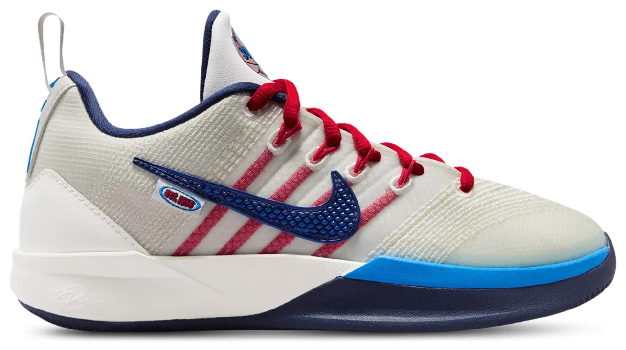 Кроссовки для девочек Walnut NRG Nike, цвет Atom Red/Sail/Midnight Navy