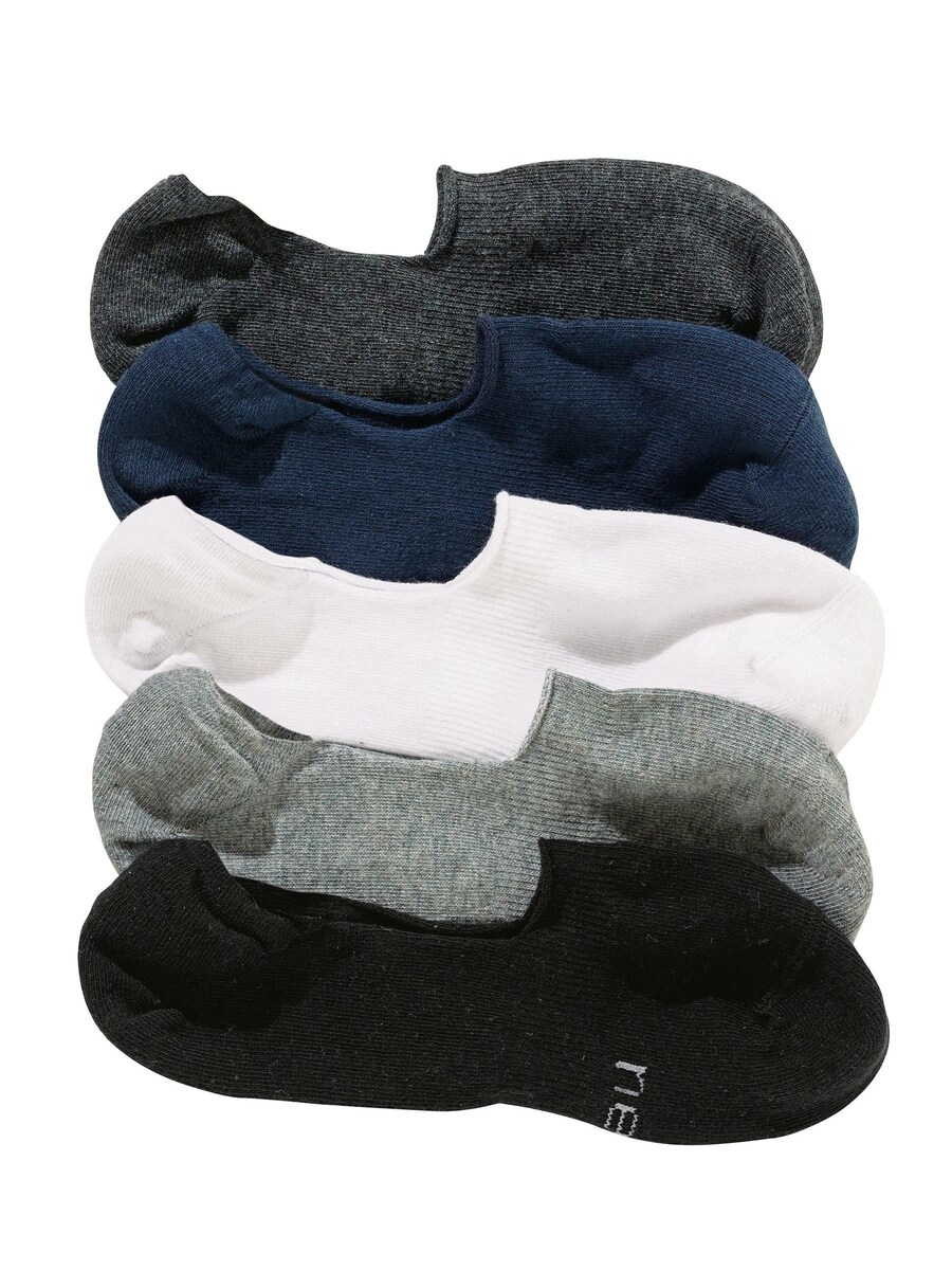 

Носки Next Ankle Socks, цвет light grey/dark grey/black/white