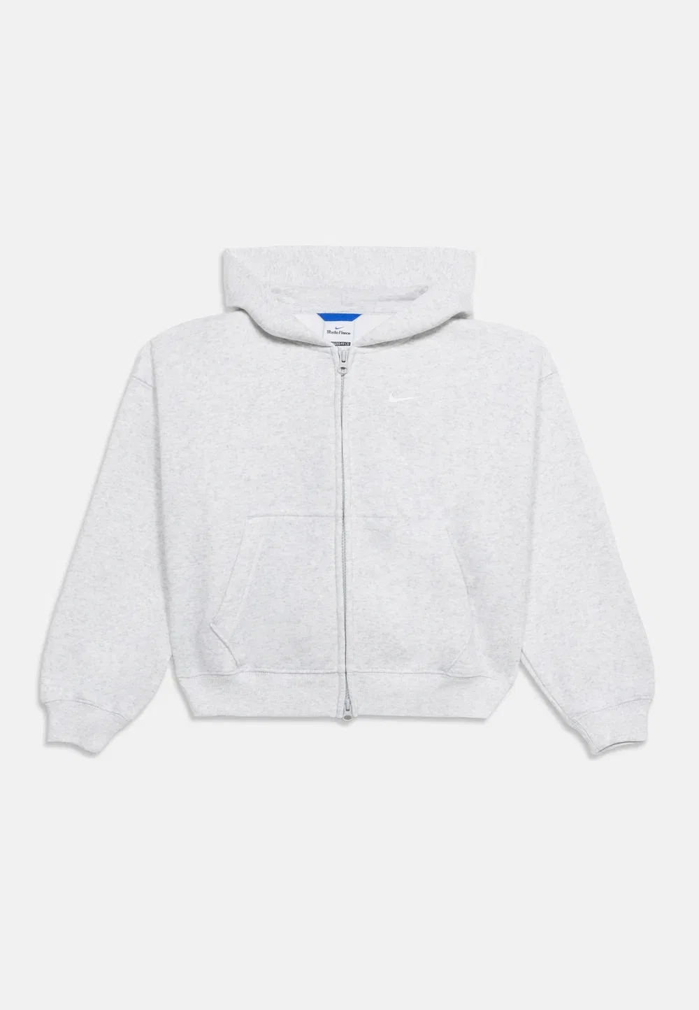 Студия - толстовка на молнии Nike Sportswear, Birch Heather/Grey Fog/White — фото 2