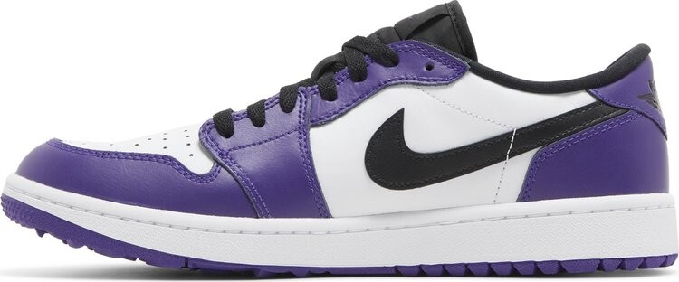 Бутсы Air Jordan 1 Low Golf Court Purple, белый — фото 3