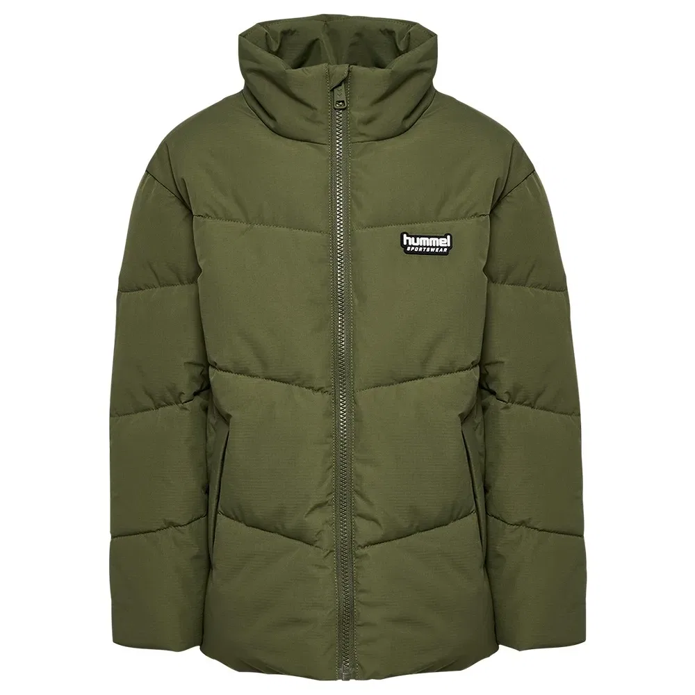 Пуховик Hummel Puffer jacket, зеленый — фото 4
