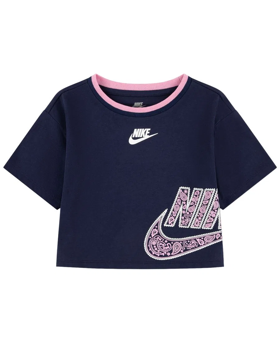 Футболка с коротким рукавом Retro Remix Nike, Midnight Navy
