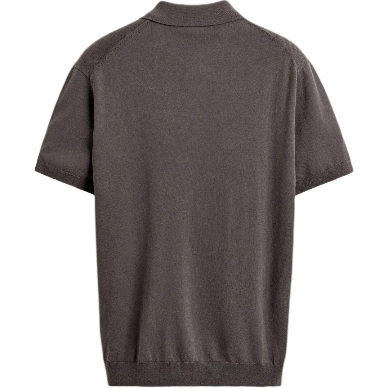 Мужское вязаное изделие с лацканом Medium Gray ZARA, Medium Gray — фото 3