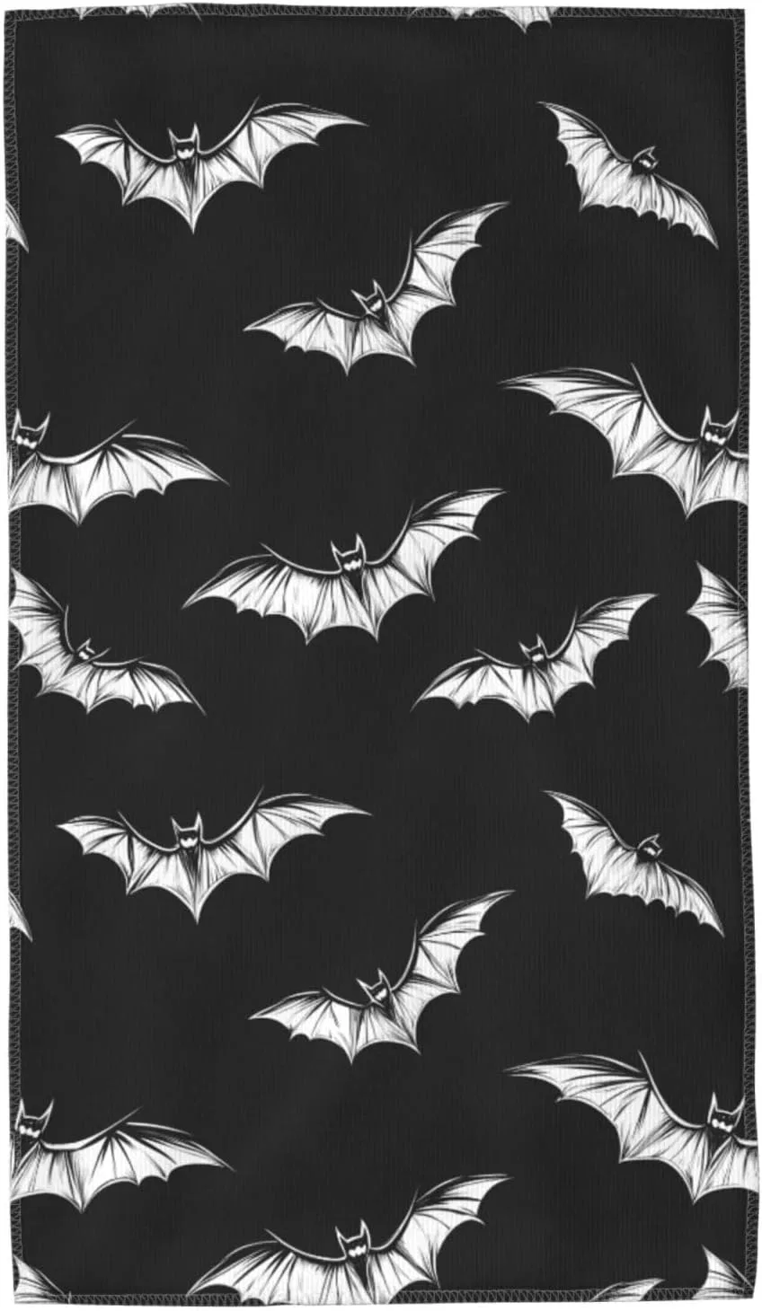Мочалка для лица из микрофибры 69,5x40,6 см, Nevjipu, Cold White Bat