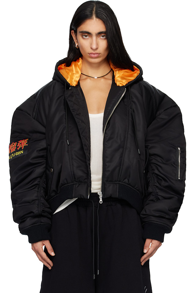 

Искаженная куртка-бомбер MA1 Lu'U Dan, черный