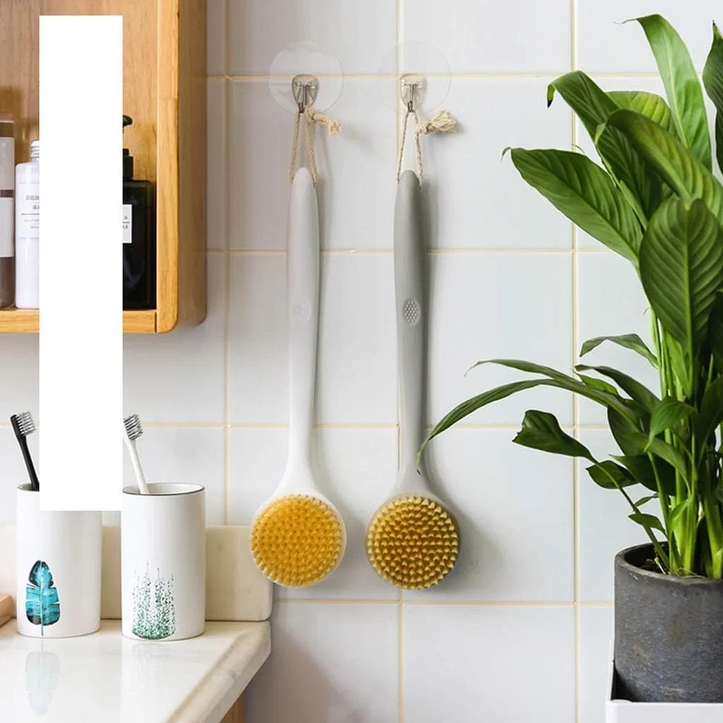 Щетка для тела Bath Brush с длинной ручкой, WYRKYP, Белый — фото 3