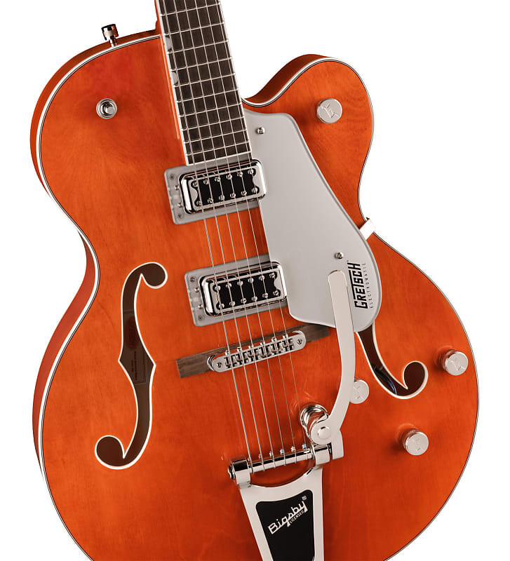 

Электрогитара Gretsch G5420T Electromatic Classic Hollowbody with Bigsby, Orange Stain, and Free Shipping!