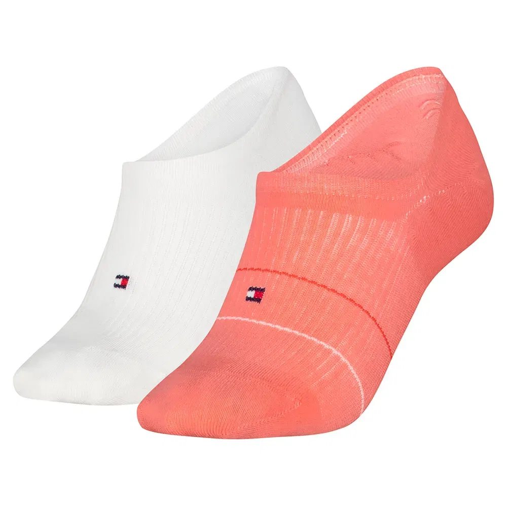 Женские носки с ребристым принтом Rib Stripe Tommy hilfiger, White