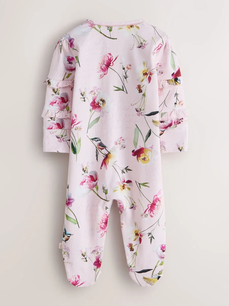 Пижама Baker by Ted Baker в нежно-розовом, светло-розовом и белом цветах — фото 2