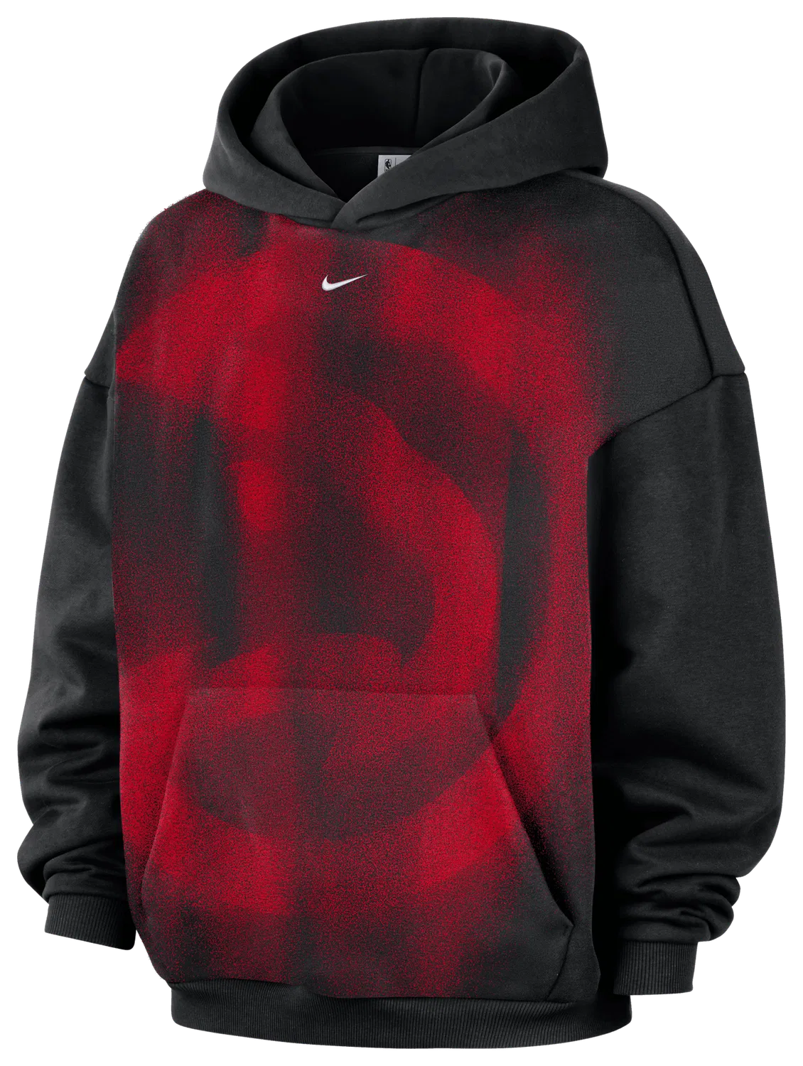 Мужская толстовка с капюшоном Therma-FIT Atlanta Hawks Basketball Icon Hoodie Nike, белый/черный — фото 4