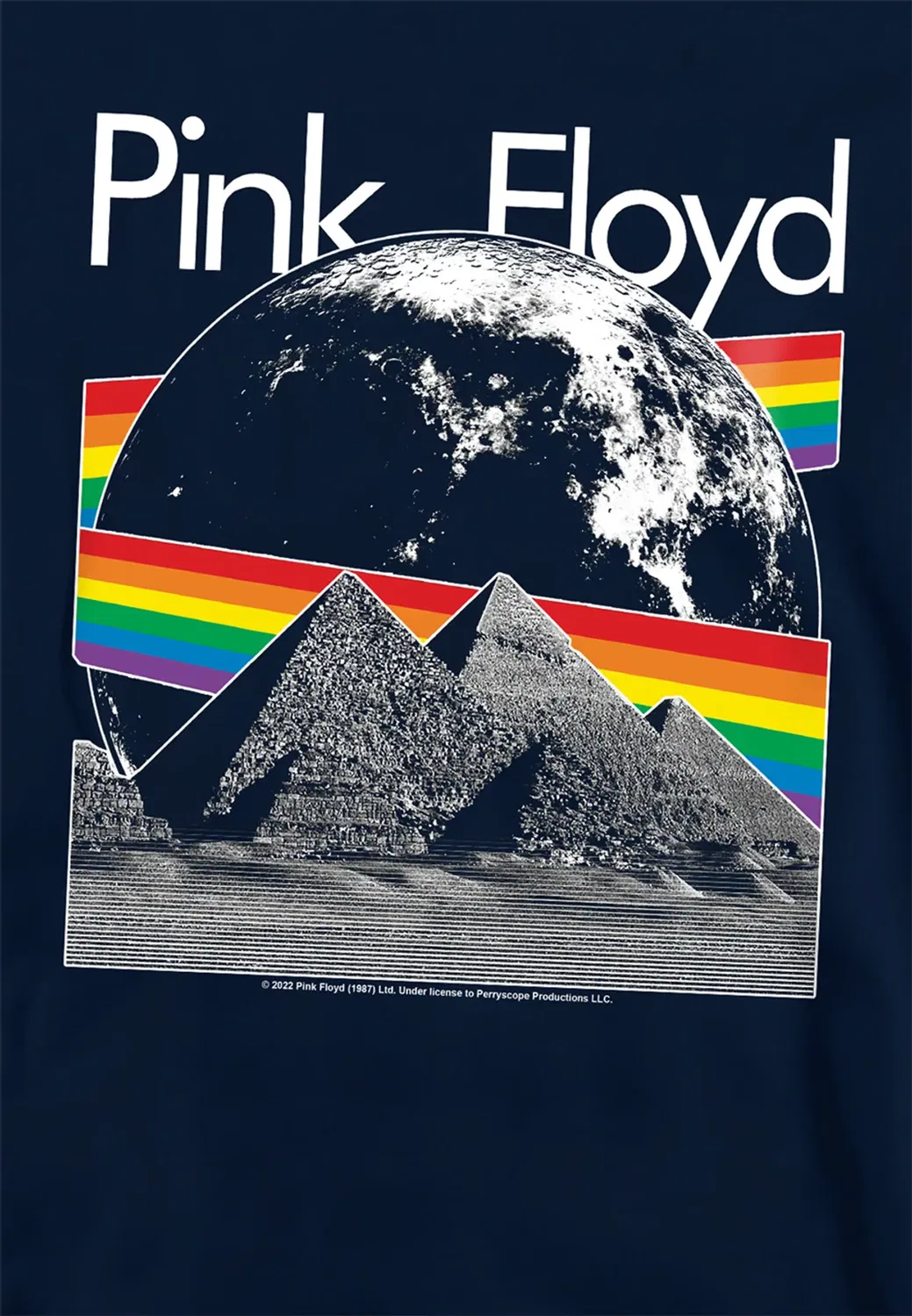 Детский худи The Moon Youth Pink Floyd, Navy — фото 2
