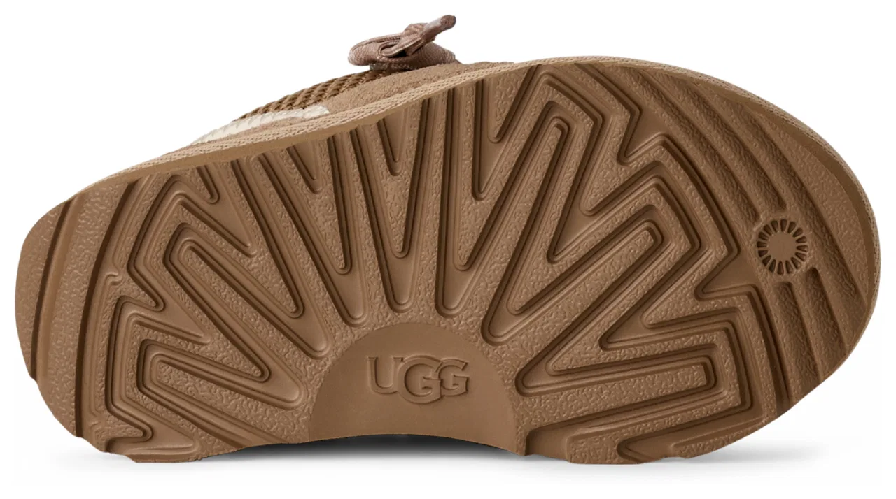 Сникерсы для девочек Lowmel UGG, цвет Sand/Sand — фото 4