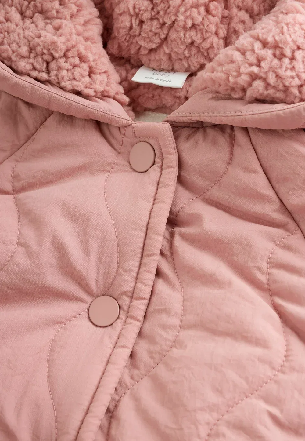 Куртка-Пуховик стандартного кроя - зимняя куртка Next, Pink Quilted — фото 2