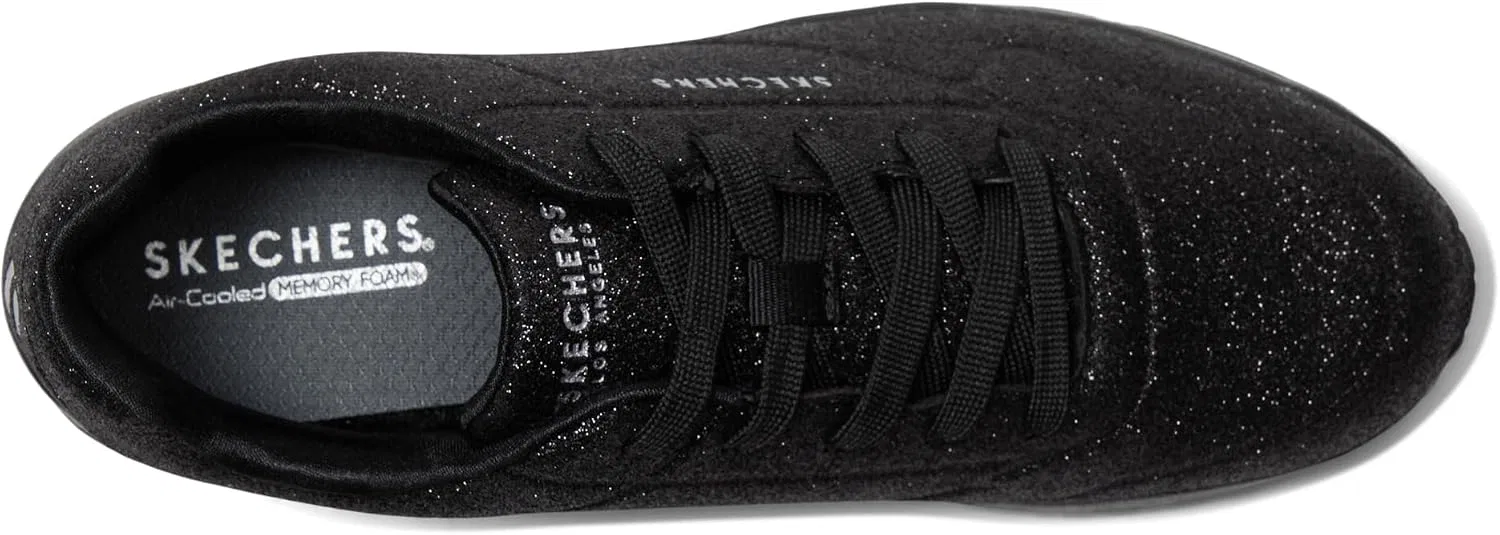 Детские кроссовки для девочек UNO Ice Skechers, Black — фото 2