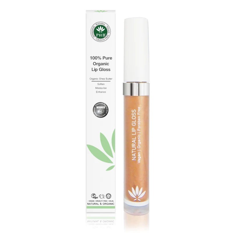 

Блеск для губ PHB Ethical Beauty 100% Pure Organic, 10 мл, Amber