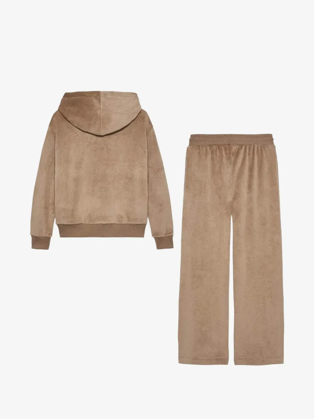 Вельветовый спортивный костюм Calvin Klein Kids, бежевый — фото 2