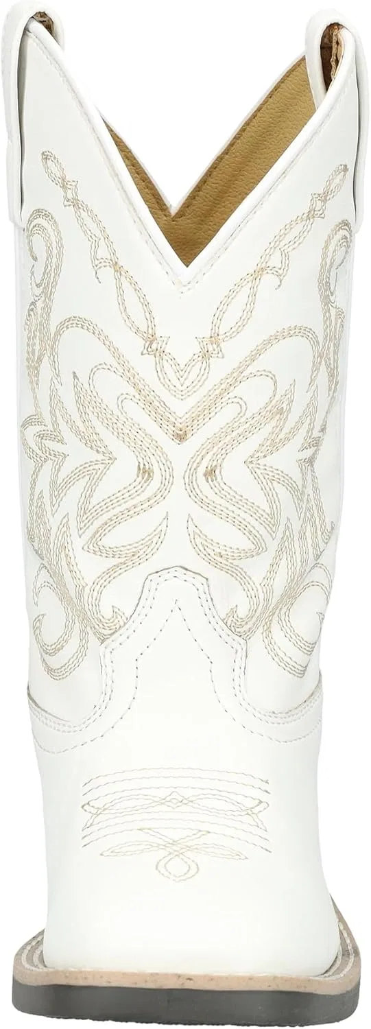 Детские сапоги для девочек с квадратным носком Smoky Mountain Boots Bonnie, White — фото 2