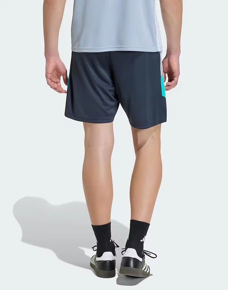 Шорты Adidas Performance Tiro 26 Essentials серого и мятного — фото 3