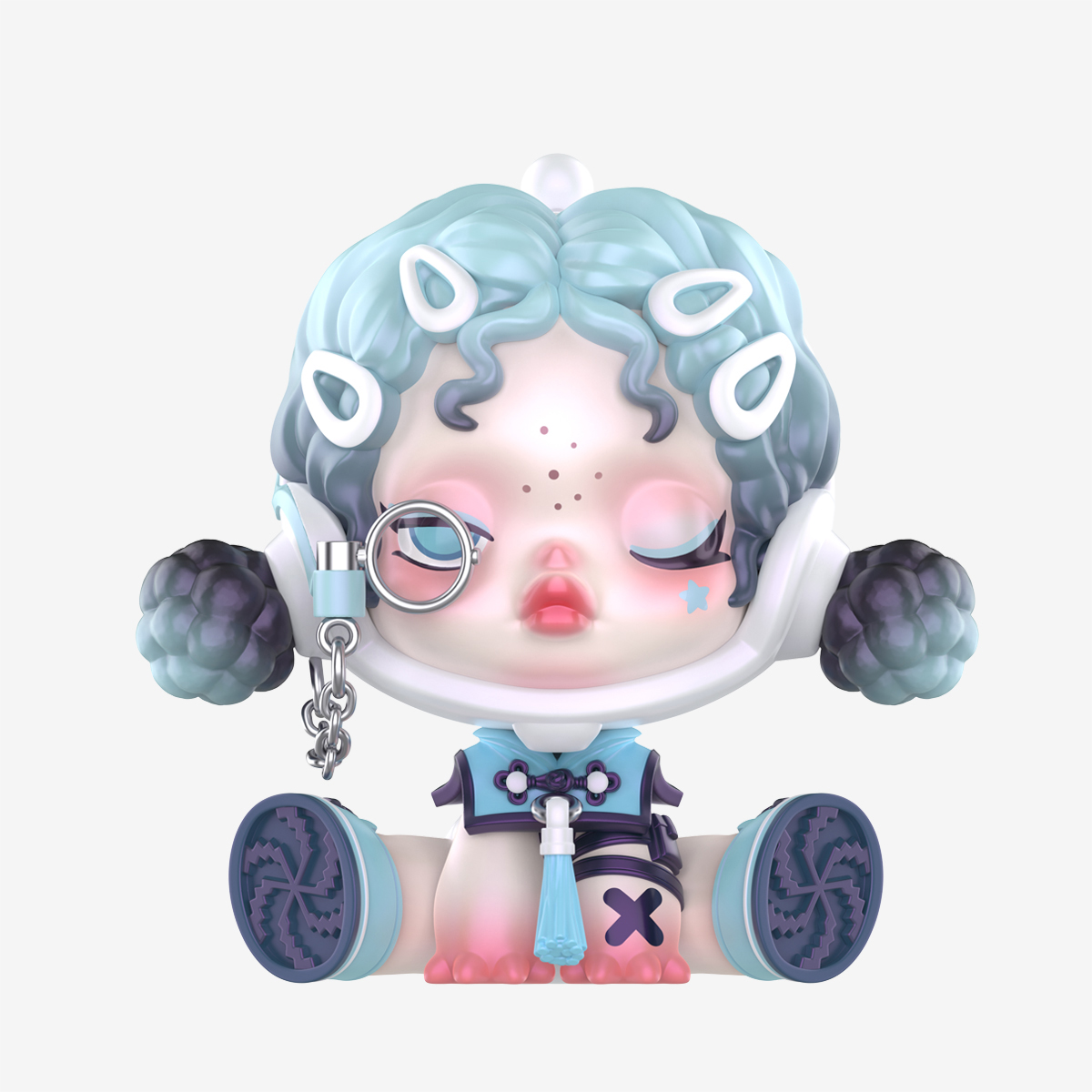 

Фигурка Pop Mart Skullpanda City of Night Series - Heart Seeker