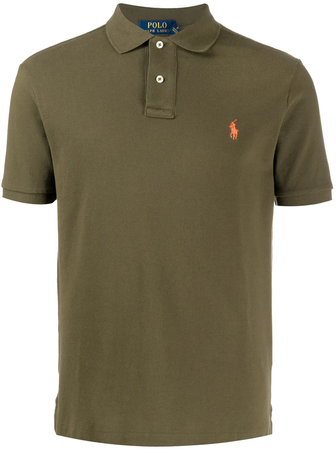 Polo Ralph Lauren Рубашка-поло из хлопкового пике, зеленая