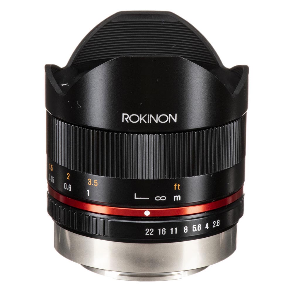 

Объектив Rokinon 8mm f/2.8 UMC Fisheye II, Fujifilm X Mount, черный