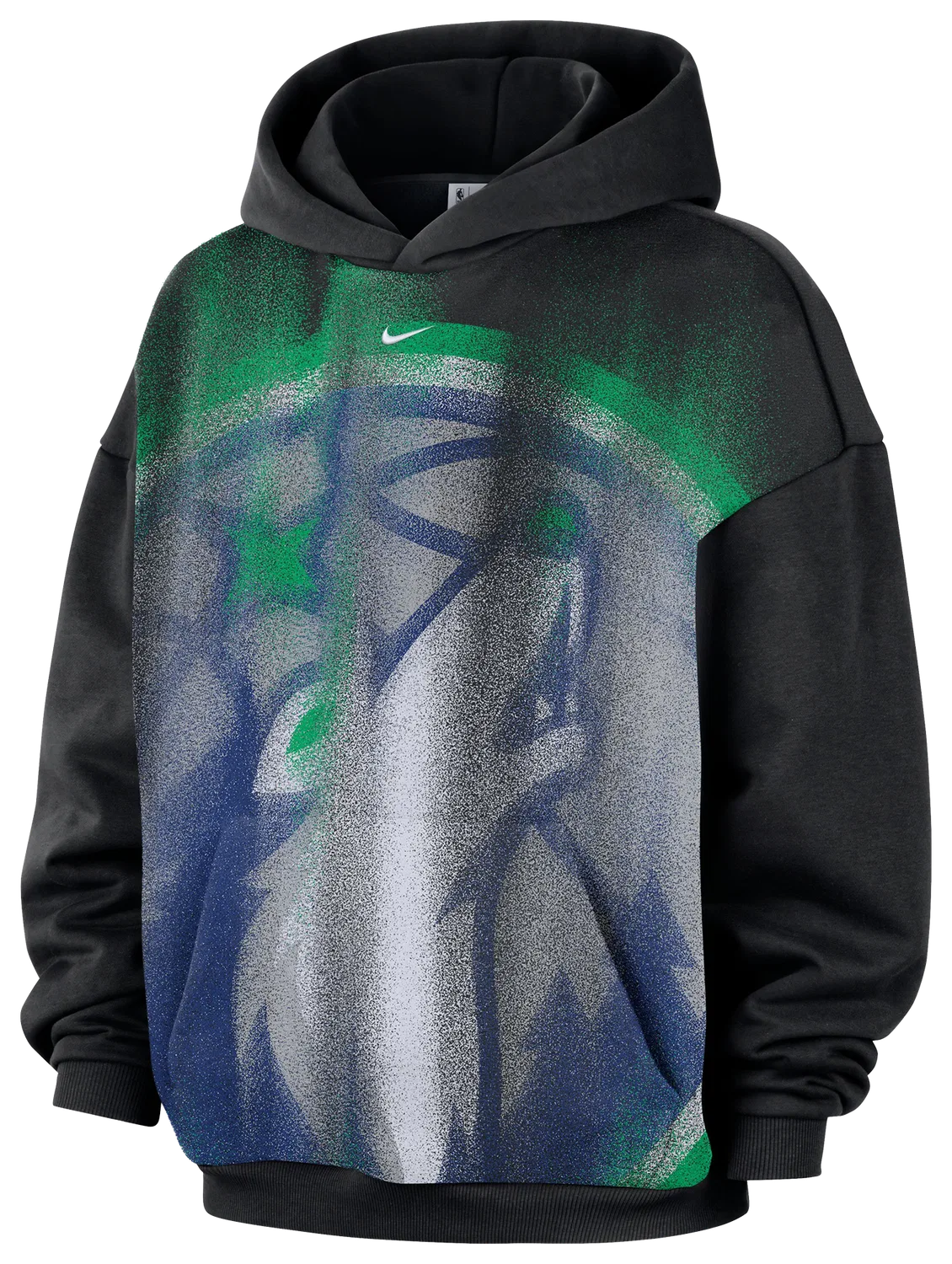 Мужское худи с технологией Therma-FIT Gophers Basketball Icon Nike, черно-белый — фото 4
