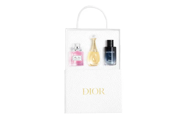 Женский набор мини-парфюмов DIOR, 3 предмета, 5мл/10мл, DIOR, Black