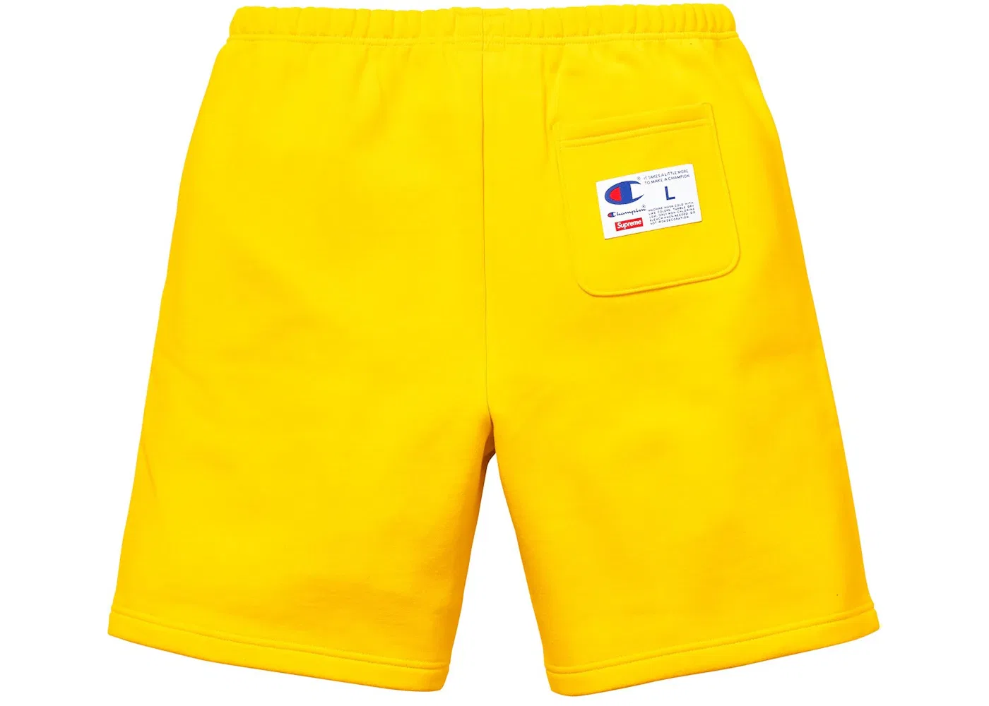 Мужские шорты с принтом Supreme Sweatshort, Yellow — фото 2
