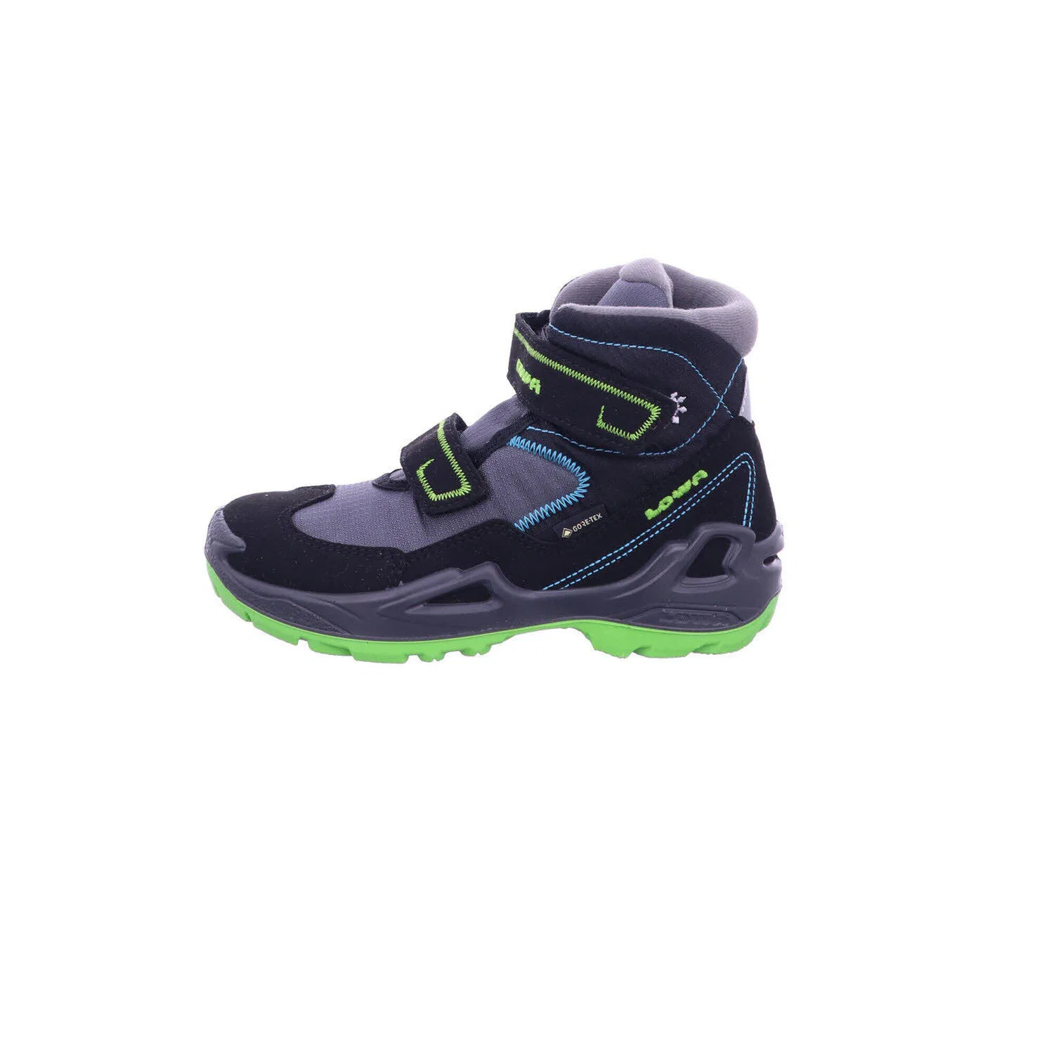 Детские зимние ботинки с быстрой шнуровкой MILO GTX MID Lowa, Schwarz — фото 3