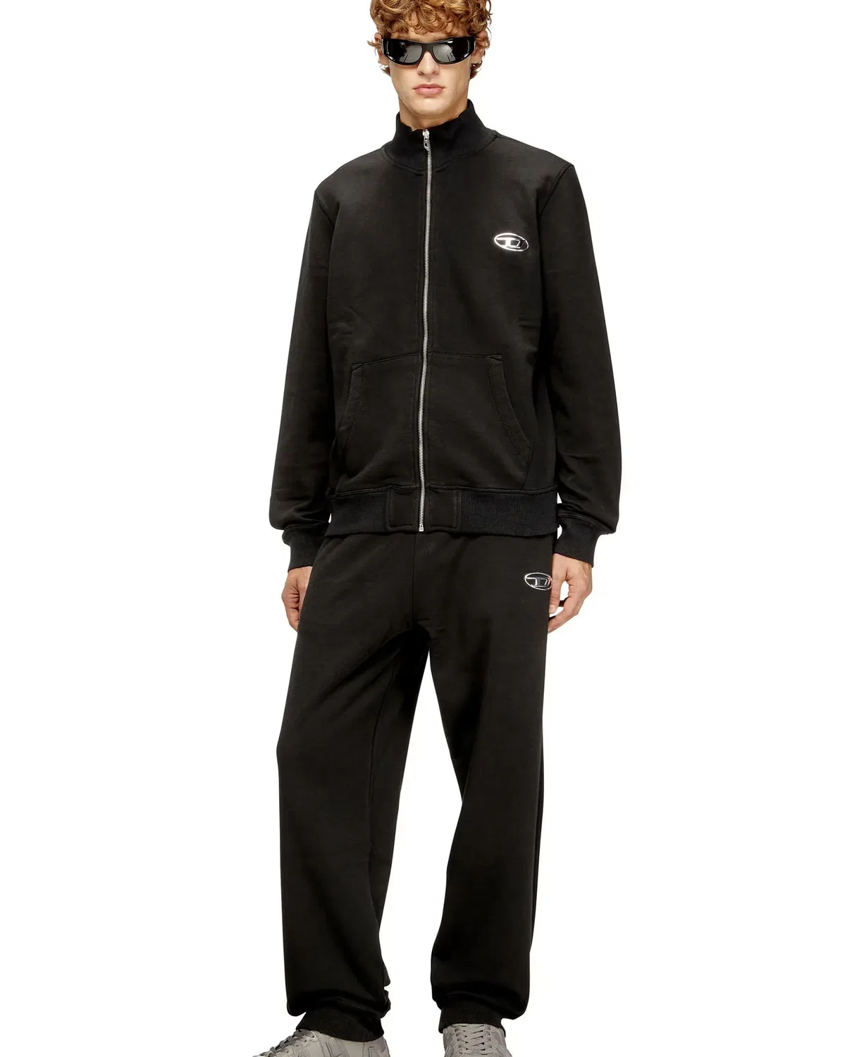 Мужские спортивные штаны из хлопка Oval D Metálico Diesel, Negro — фото 3