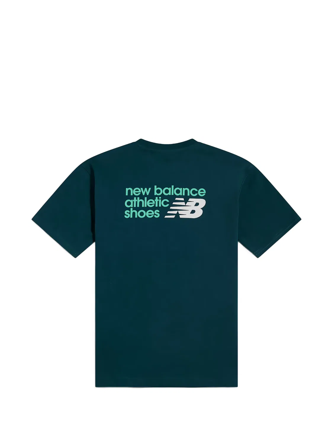 Футболка с логотипом New Balance Kids, зеленый — фото 2