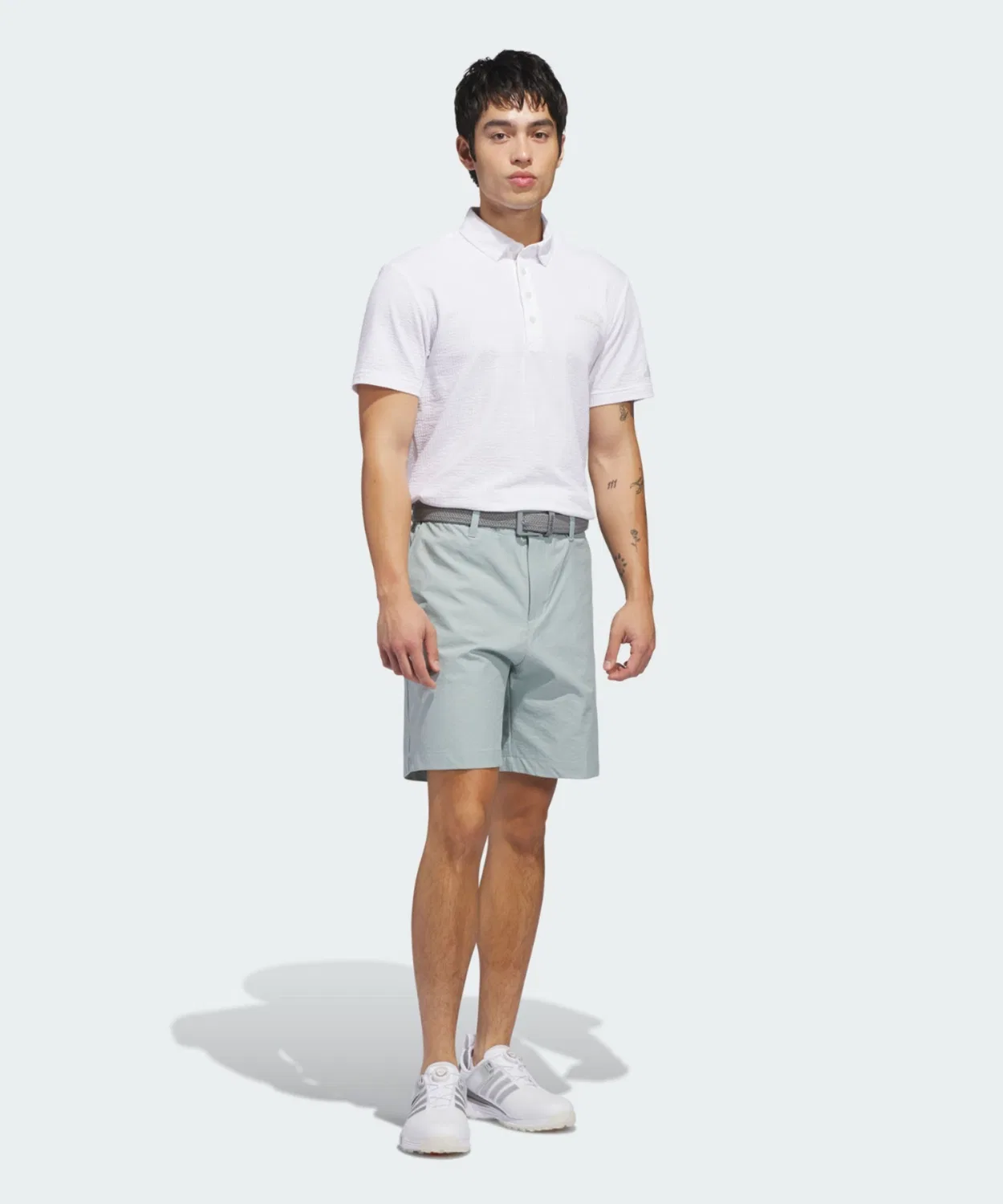 Мужские шорты для гольфа с застежкой на пуговицах Ultimate365+ 8.5" Adidas, Green — фото 4