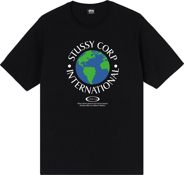 

Футболка Stussy Utopia Tee 'Black', черный