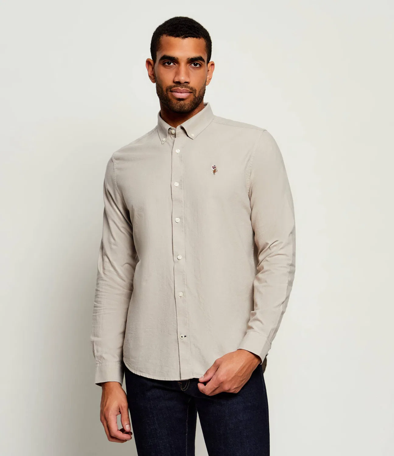 Рубашка с длинным рукавом U.S. Polo Assn., Grigio