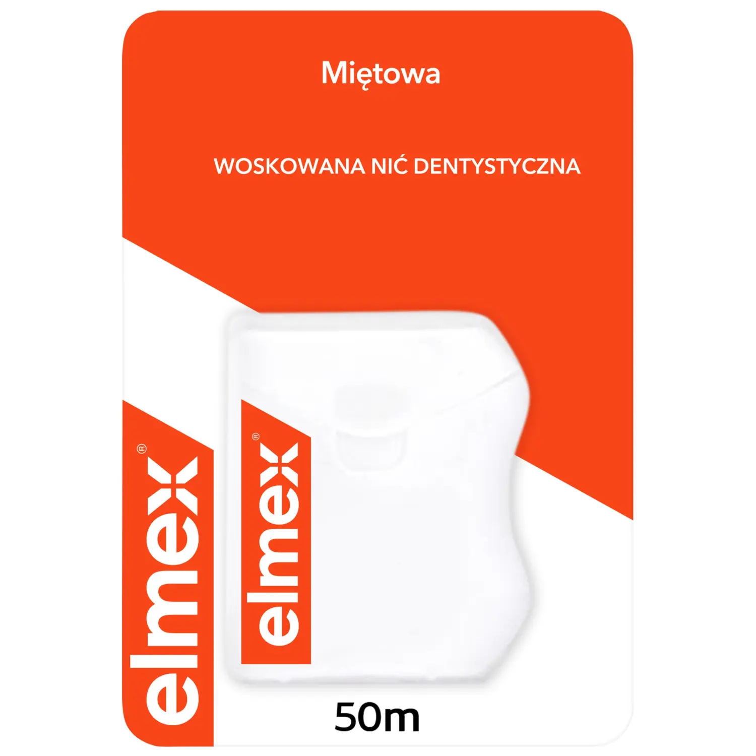 

Elmex Woskowana вощеная зубная нить 50 м, 1 шт.