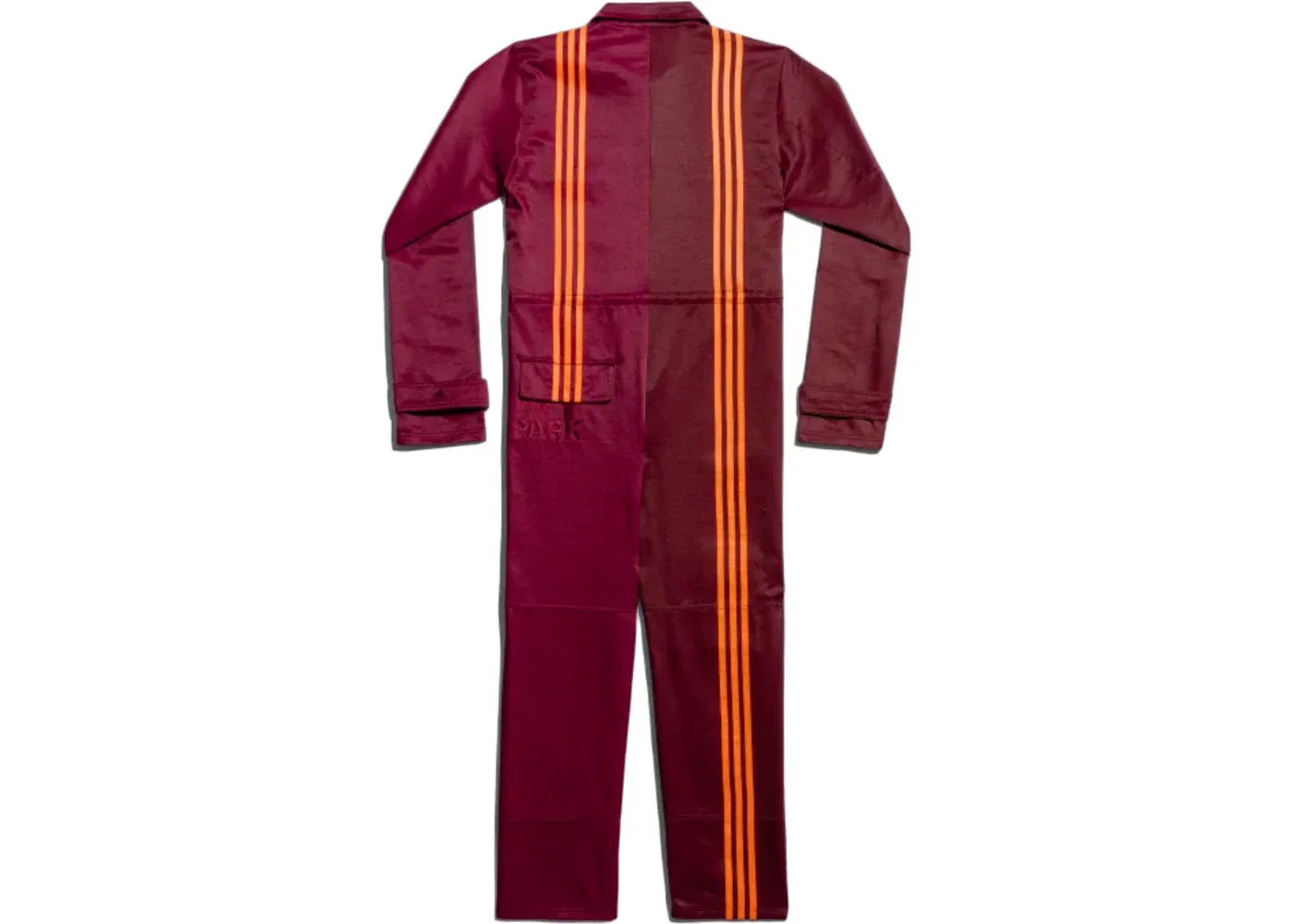Женский комбинезон Adidas Ivy Park, Maroon/Solar Orange — фото 2