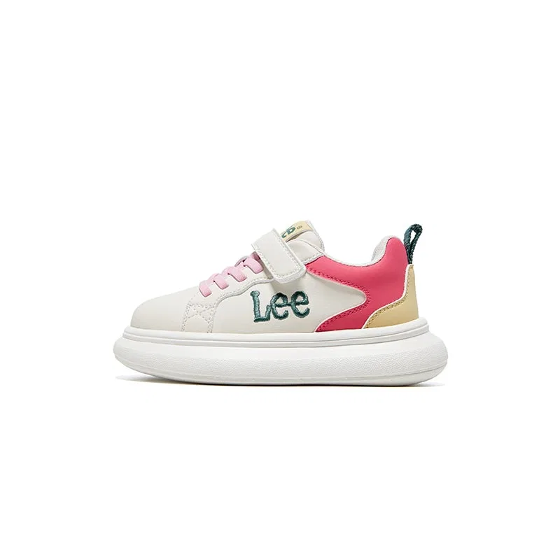 Детские кроссовки для скейтбординга с заниженным каблуком Lee, Beige Green