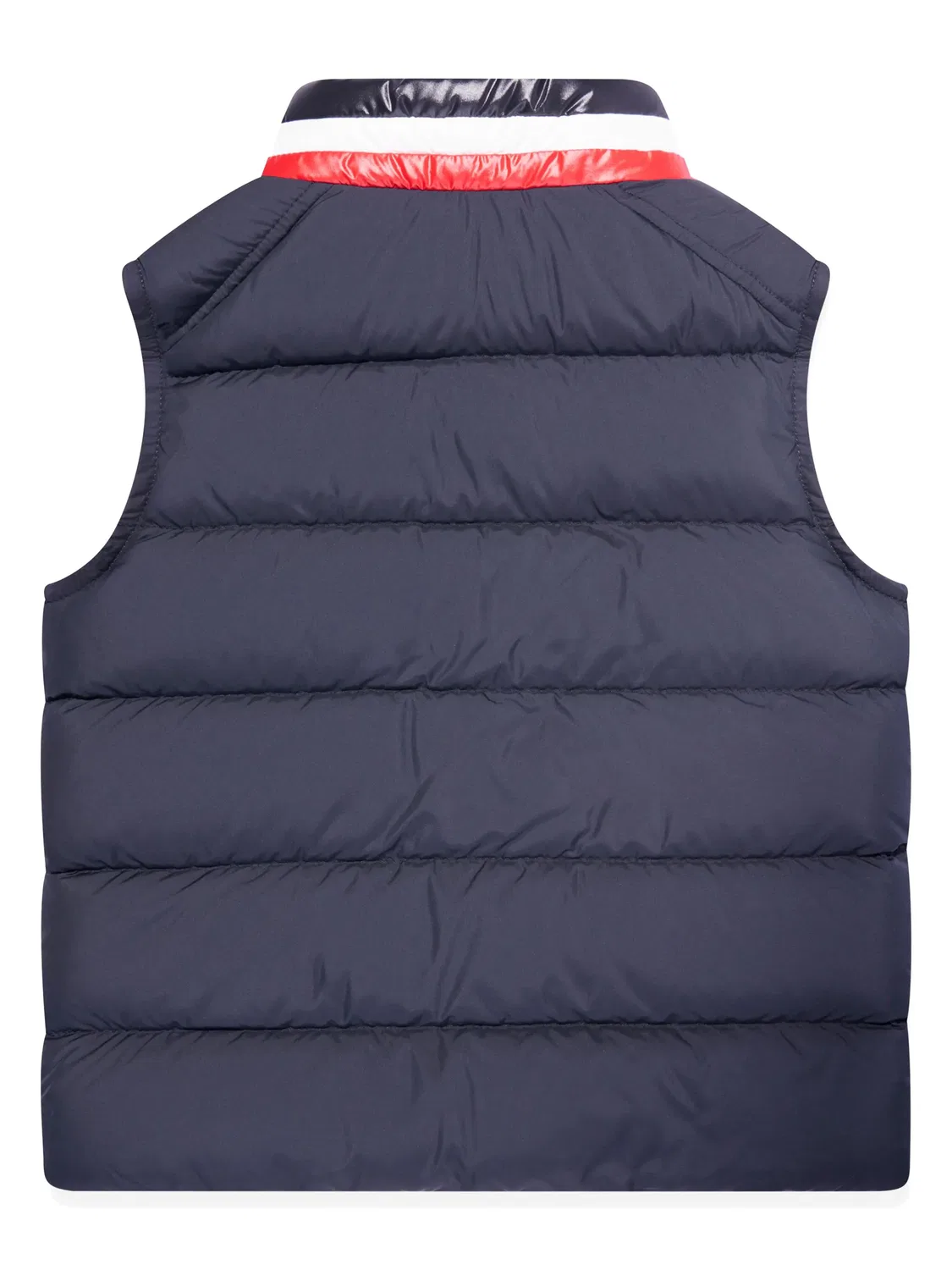MONCLER GENIUS Жилет с логотипом в темно-синем цвете — фото 4